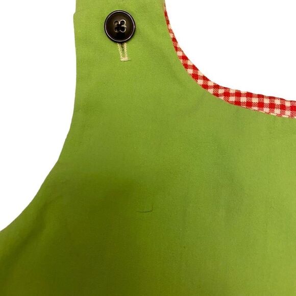 Mulberry Street Reversible‎ Red Green Santa Puppy Christmas Dress Size 6 - Picture 4 of 14